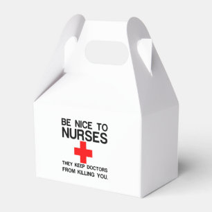NICE TO NURSES BEDANKDOOSJES