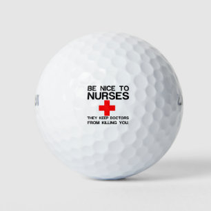 NICE TO NURSES GOLFBALLEN