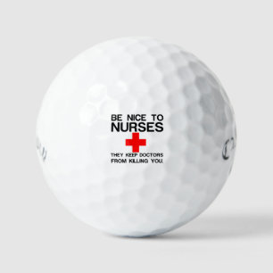 NICE TO NURSES GOLFBALLEN