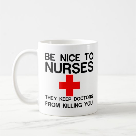 NICE TO NURSES KOFFIEMOK (Links)