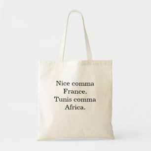 Nice Tunis Canvas tas
