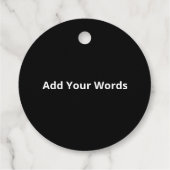 Nice Until Proven Naughty Christmas Bedankjes Labels (Achterkant)