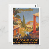 Nice Villefranche Monaco  Briefkaart (Voorkant / Achterkant)