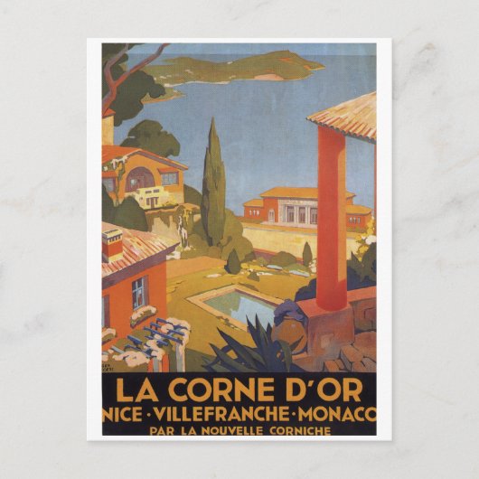 Nice Villefranche Monaco  Briefkaart (Voorkant)