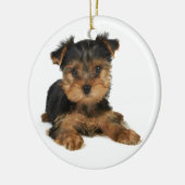 Nice yorkie keramisch ornament (Links)