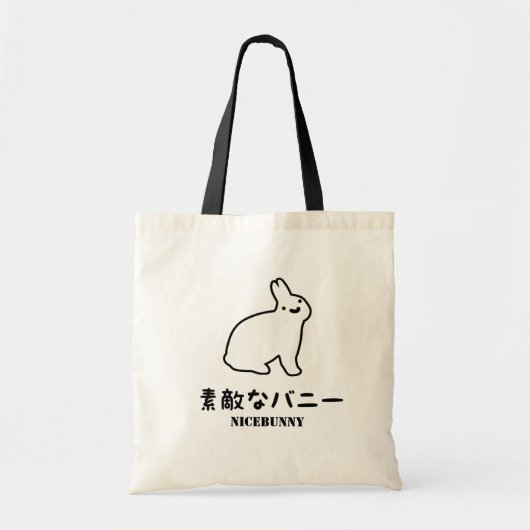 NICEBUNNY BAG TOTE BAG (Voorkant)