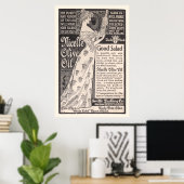  Nicelle Olive Oil Ad vanaf 1899 Poster (Thuiskantoor)