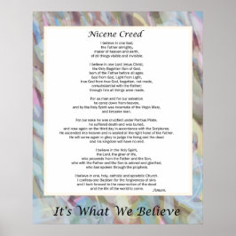 Nicene Creed Poster 24 x 30 inch