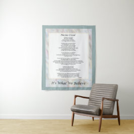 Nicene Creed Tapestry Prayer Wall Decor Wandkleed