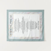 Nicene Creed Tapestry Prayer Wall Decor Wandkleed (Voorkant (horizontaal))