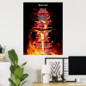 NICENE CREEERDE CATHOLIEKE CRUCIFIXIE HOLY TRINITY POSTER (Thuiskantoor)