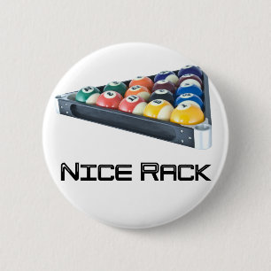 NiceRack Black Ronde Button 5,7 Cm