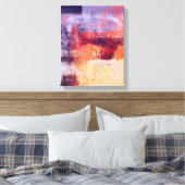 Nichinan Abstract Canvas Afdruk (Insitu (Slaapkamer))