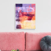 Nichinan Abstract Canvas Afdruk (Insitu (Woonkamer))