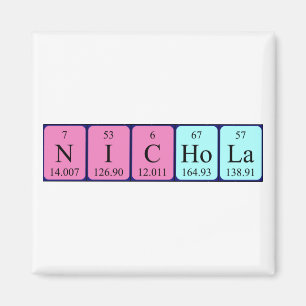 Nichola periodiek tabelnaam magneet