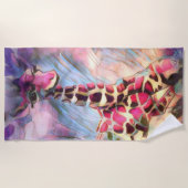 Nicholas de Baby Giraffe 🦒 Strandlaken (Voorkant)