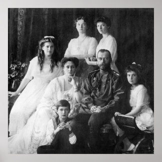 Nicholas II et Poster de famille