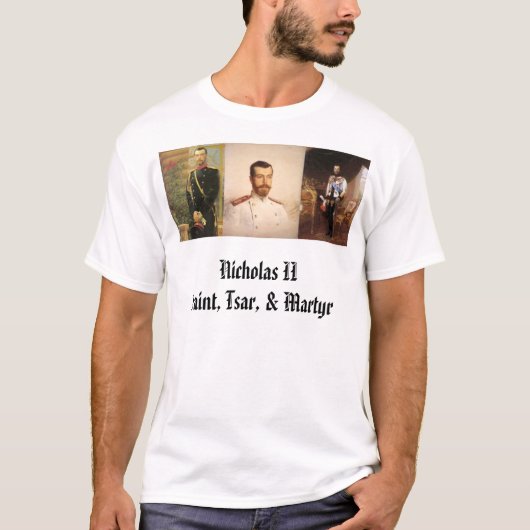 Nicholas II T-shirt (Voorkant)