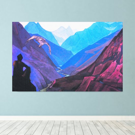 nicholas roerich canvas afdruk (Insitu (Houten vloer))