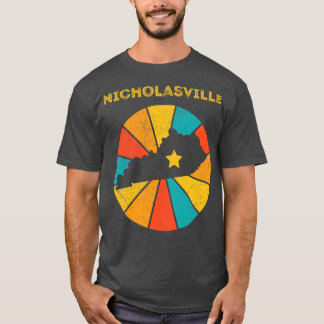 Nicholasville Kentucky Vintage Distress Souvenir T-shirt
