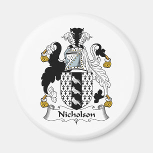 Nicholson Family Crest Magneet