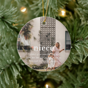 nicht   Sentimentele foto KeepSake Kerstmis Keramisch Ornament