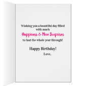 nichtje verjaardag liefde bloemenhart ballon (Binnen (Rechts))