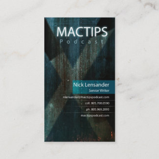 Nick-Business Card Visitekaartje