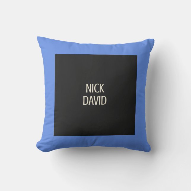 NiCK DAViD - Blue Lagoon Square Pillow Buitenkussen (Voorkant)