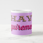 NiCK DAViD - Exigences Jumbo Mug (Devant)