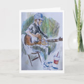 Nick de gitarist Kaart (Voorkant)