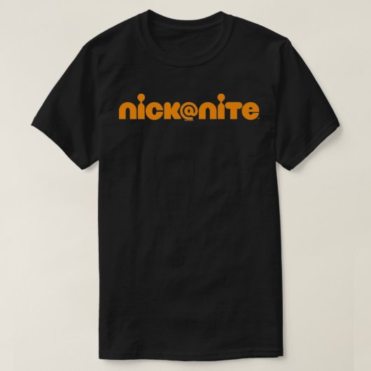 Nick in Nite Logo in de Oranje deken T-shirt (Design voorkant)