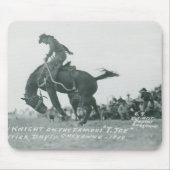 Nick Knight met T. Joe op Cheyenne Frotier Days Muismat (Voorkant)