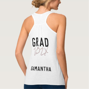 Nick Name Jaar Afstudeerder Aangepast grafisch Tanktop