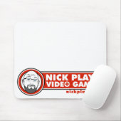Nick Plays Video Games Mousepad Muismat (Met muis)