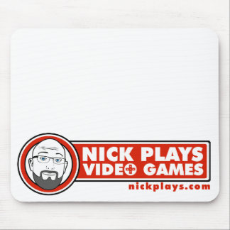 Nick Plays Video Games Mousepad Muismat