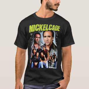 NICKELCAGE PARODIE Grappige Retro 2000s Glamour Sh T-shirt