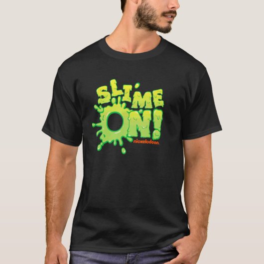 Nickelodeon Slime aan en aan T-shirt (Voorkant)