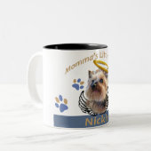 Nickie Momma's Angel-Mok Tweekleurige Koffiemok (Voorkant links)