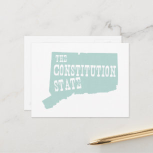 Nickname Connecticut State Briefkaart