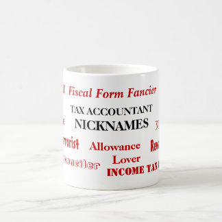 Nicknames van belastingplichtige - Funny Tax Names Koffiemok