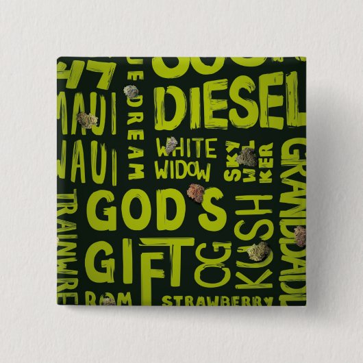 Nicknames Vierkante Button 5,1 Cm (Voorkant)