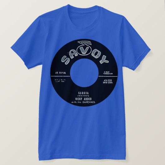 Nicky Addeo - Gloria Record label T-shirt (Design voorkant)