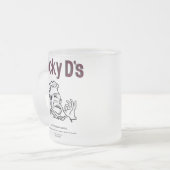 Nicky D's Coffee cup Matglas Koffiemok (Voorkant links)