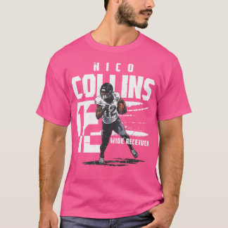 Nico Collins Houston Spelersnaam T-shirt