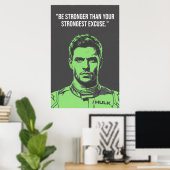 Nico Hülkenberg Racing Vector – Affiche (Bureau à domicile)
