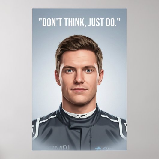 Nico Hülkenberg Racing Vector – Poster (Devant)