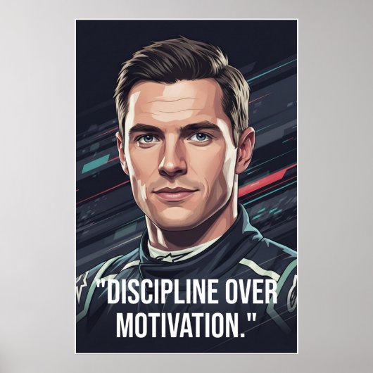 Nico Hülkenberg Racing Vector – Poster (Devant)