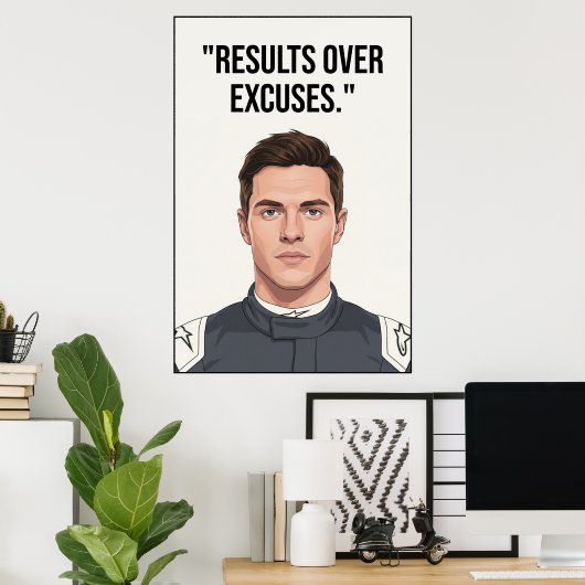 Nico Hülkenberg Racing Vector – Poster (Bureau à domicile)