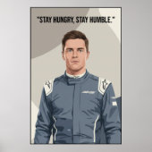 Nico Hülkenberg Racing Vector – Poster (Devant)